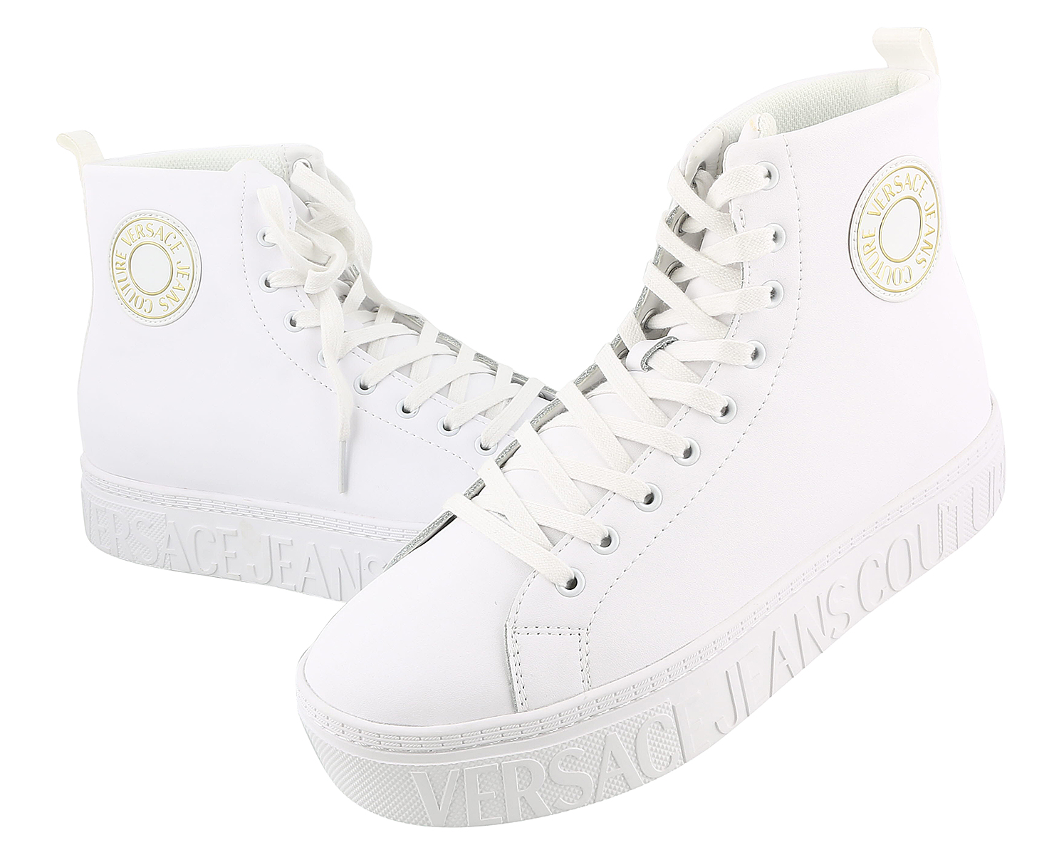 versace jeans couture sneakers white